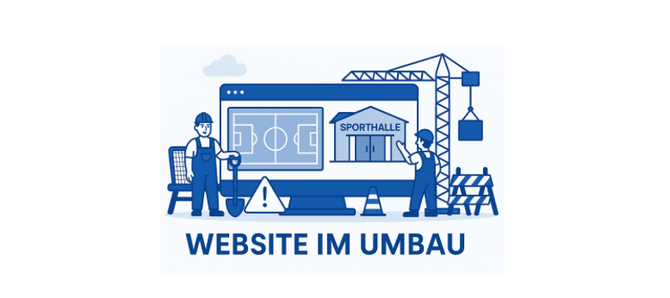 Unsere Homepage ist noch nicht komplett.